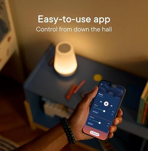 Hatch Rest+ Baby & Kids Sound Machine | 2nd Gen | Child’s Night Light, Alarm Clock, Toddler Sleep Trainer, Time-to-Rise, White Noise, Bedtime Stories, Portable, Backup Battery (with Charging Base) - 2nd Gen (with Charging Base) thumbnail 4