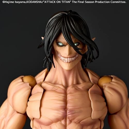 Revoltech Amazing Yamaguchi Attack on Titan Eren Yeager Action Figure thumbnail 9