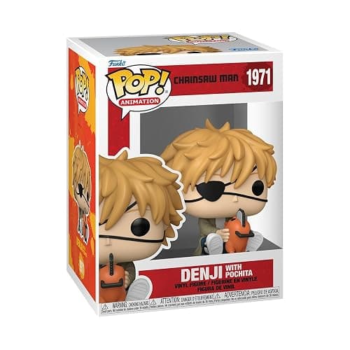 Funko Pop! Animation: Chainsaw Man - Denji with Pochita - Collectable Vinyl Figure - Gift Idea - Official Merchandise - Toys for Kids & Adults - Anime Fans - Model Figure for Collectors - Image 1