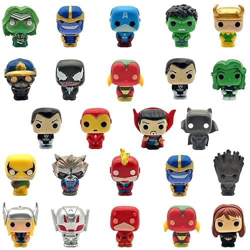 Joyday Action Figures, 24 PCS Mini Figures Toy Set, 1.38 Inch PVC Cake Topper Figures Decorations, Gift for Kids in Birthday Party, Christmas Day, Easter Day - Image 1