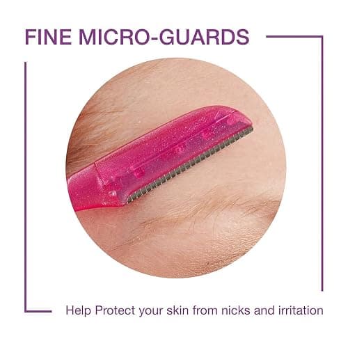Schick Hydro Silk Touch-Up Dermaplaning Tool with Precision Eyebrow Cover, 9ct | Dermaplane Razor, Face Razors for Women, Peach Fuzz Remover | Beauty Stocking Stuffer thumbnail 6