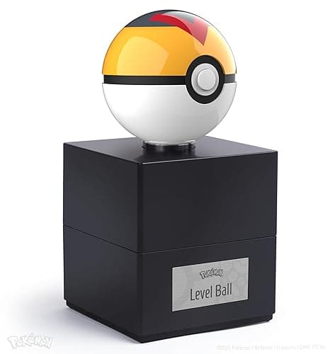 The Wand Company Original Poké Ball Authentic Replica - Realistic, Electronic, Die-Cast Poké Ball with Display Case Light Features – Officially Licensed by Pokémon thumbnail 4