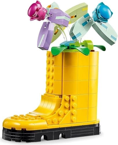 LEGO Creator 3in1 Flowers in Watering Can Toy to Welly Boot to 2 Birds on a Perch, Animals Set for Girls, Boys & Kids, with 3 Butterfly Toys, Makes a Great Desk Accessory, Nature Gift 31149 thumbnail 6