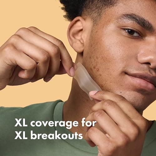 Mighty Patch Surface Large Pimple Patches for Face from Hero Cosmetics, Acne Spot for Body, Cheek, Forehead, and Chin, Pimple Stickers, Hydrocolloid Covers, Vegan-friendly, 10 Count thumbnail 2