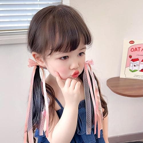 6Pcs Lace Hair Bow for Women,Cute Hair Bows Barrettes Bow Hair Clips with Long Tail,Hair Ribbon Bows Hairpins Metal Alligator Hairclips,Decorative Hairclip Hair Accessories for Women thumbnail 6
