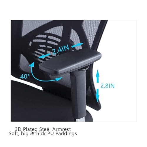 Ticova Ergonomic Office Chair thumbnail 6
