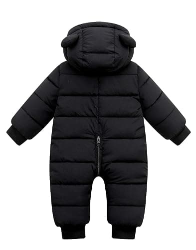 Baby Girls Boys Warm Snowsuit Jumpsuit Down Coat Romper Padded Puffer Jacket thumbnail 5