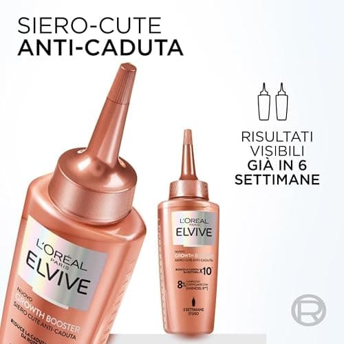 L'Oréal Paris Elvive Siero Cute Anti-Caduta, Per Capelli Tendenti alla Rottura, Rinforza i Capelli Esistenti e Ne Stimola la Crescita, Con Complesso Fortificante Aminexil-R, Growth Booster, 102 ml thumbnail 7