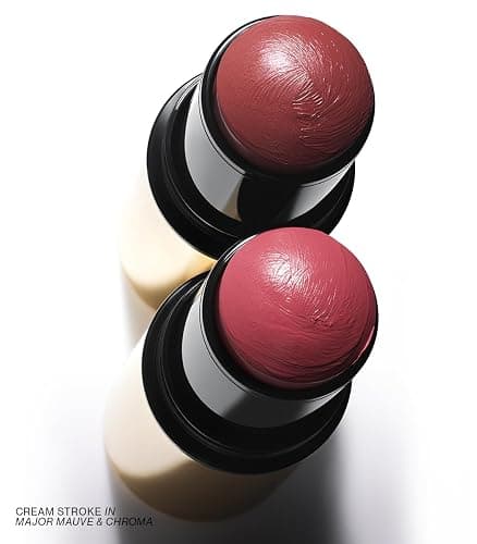 MAKE Beauty Cream Stroke Cream Blush Stick for Cheeks - Vibrant, Natural Soft Matte Finish - Shade Major Mauve, Earthy Mauve Blush Makeup thumbnail 7