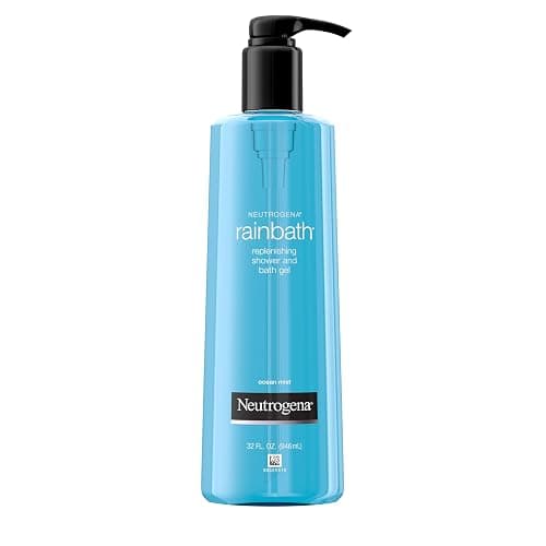 Neutrogena Rainbath Replenishing Shower and Bath Gel -Refreshing Body Wash with Moisturizing Formula for Soft Skin, Ocean Mist Scent, 32 fl. oz. (946 mL) Pump Bottle thumbnail 3