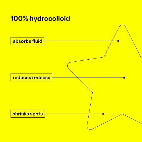 Starface Hydro-Star® Yellow Hydrocolloid Star-Shaped Pimple Patch, 36 ct | Dermatologist Tested • Covers & Protects Visible Spots • Absorbs Pimple Gunk • Vegan, Cruelty-Free & Sensitive Skin Safe thumbnail 5