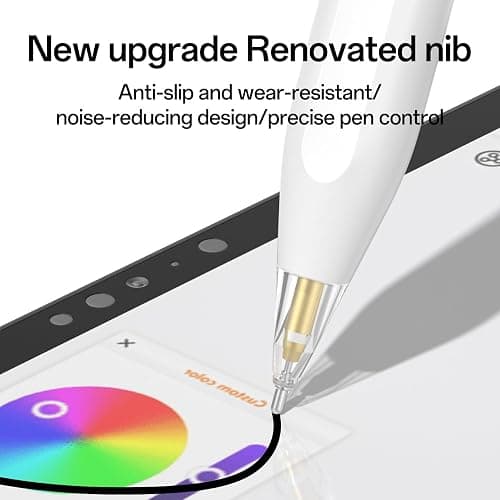 LOVE MEI Replacement Pencil Tips for Apple Pencil Pro,Upgraded Pen Tips fit for Apple 2nd 1st Gen USB-C,Metal Pencil Tips with Storage Case,IPad Pro Pencil Sets thumbnail 6