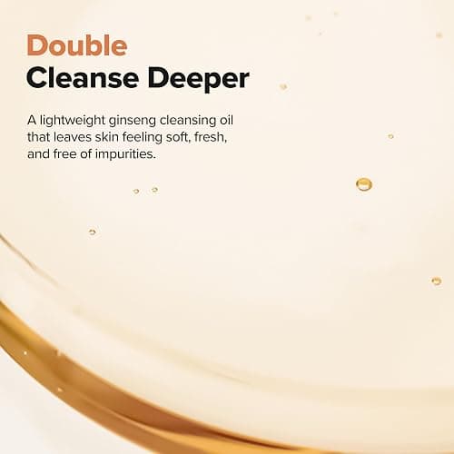 Beauty of Joseon Ginseng Cleansing Oil Waterproof Makeup Remover for Sensitive, Congested-Prone Facial Skin. Korean Skin Care for Men and Women, 210ml, 7.1 fl.oz thumbnail 3