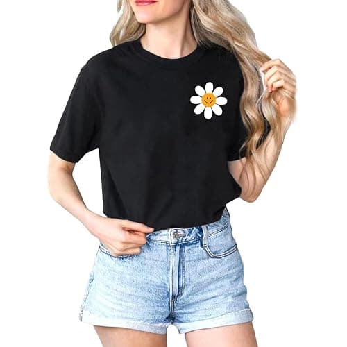MAIHUN Women Teacher Life Shirt Teacher Gift Short Sleeve Shirts It s a Beautiful Day for Learning T-Shirt thumbnail 2