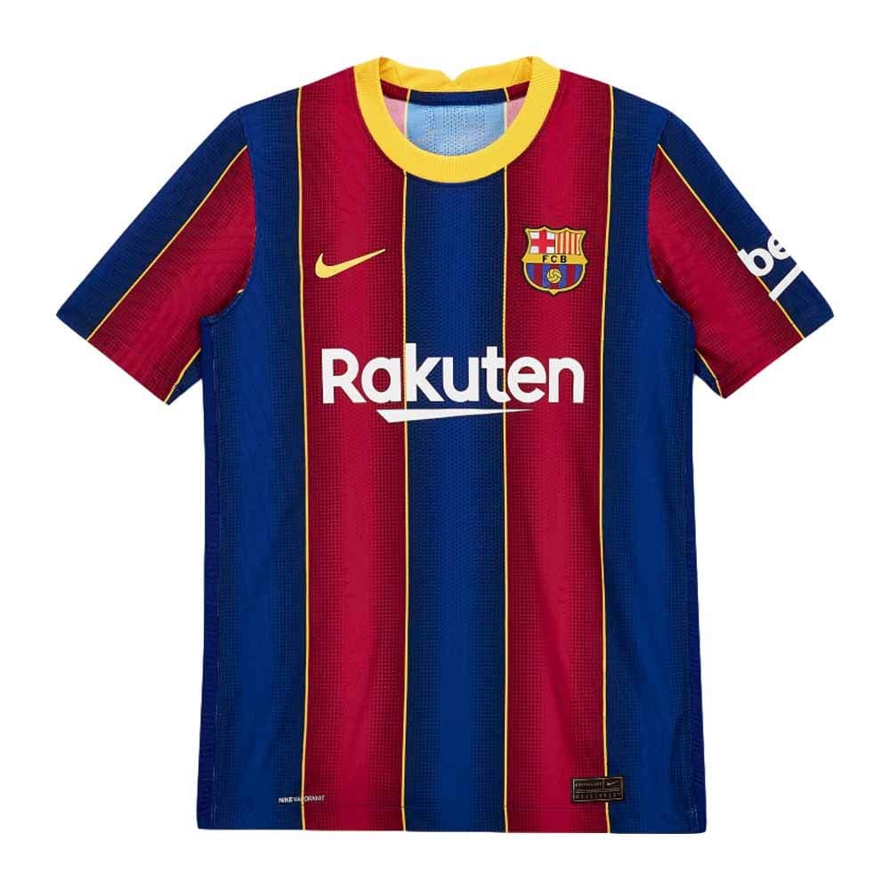 Nike 2020-2021 Barcelona Vapor Match Home Football Soccer T-Shirt Jersey - Image 1
