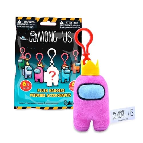 Just Toys LLC Among US 3" Plush Backpack Hangers - Image 1
