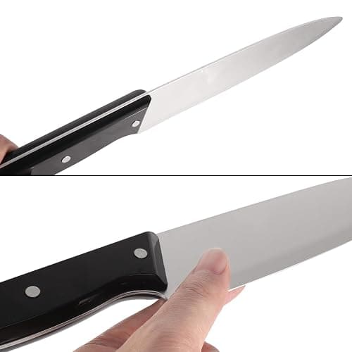 EPDPLAY 2 PCS Prop Knife - Halloween Realistic Kills Butcher Prank Props, Costume Fake Knife Accessories for Halloween Horror Party Role Playing（Gray） thumbnail 3