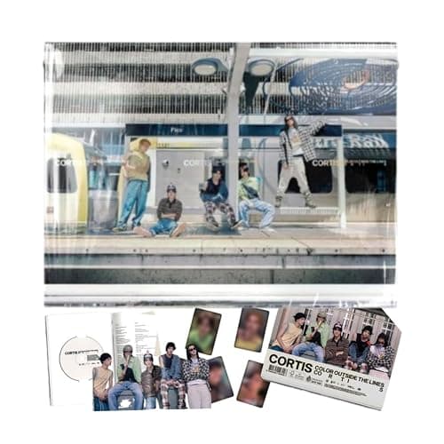 CORTIS COLOR OUTSIDE THE LINES Album (Scene 1 Ver.) Photobook + CD + Photocard + Film Sheet (GO!) - Image 1