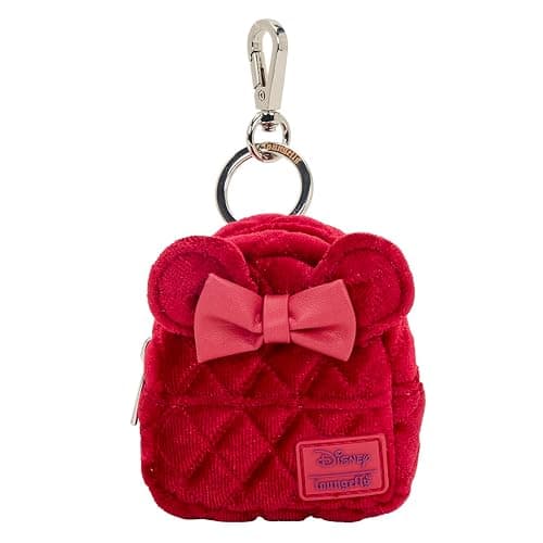 Loungefly Minnie Mouse Glitter Mystery Mini Backpack Keychain Charm thumbnail 3