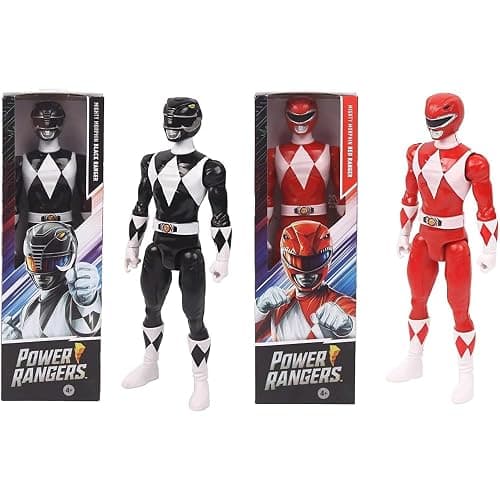 Mighty Morphin Ranger 12-Inch Action Figure Toy (2set) thumbnail 2