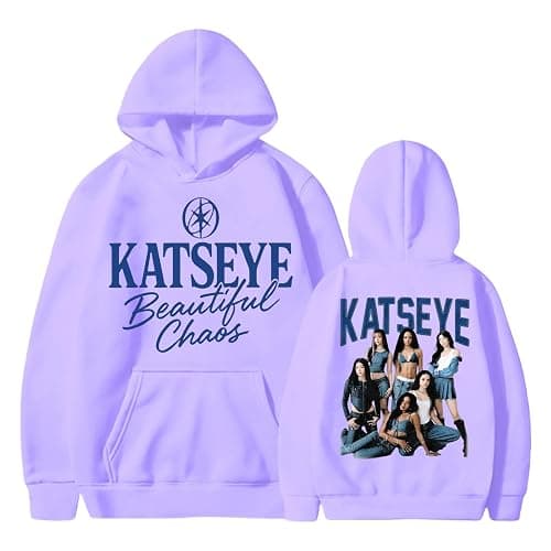 KATSEYE Hoodies for Kids Katseye Merch Sweatshirts Fashion Music Album Graphic Long Sleeve Concert Streetwear for 3-14 Years - Image 1