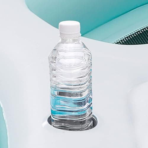 Intex Laguna Splash Island Outdoor Floating Water Raft with 2 Detachable Solo Lounge Tubes, Connectors, Built-in Cupholders, and Grab Handles, Blue thumbnail 5