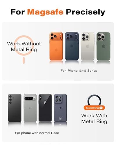 A2C Gym Fitness Phone Mount for MagSafe - 17 N54 Strong Magnets Stable and Secure Phone Mount with Adjustable Strap, Compatible with Gym Equipment, Stroller, Shopping Cart, Exercise Bikes thumbnail 8