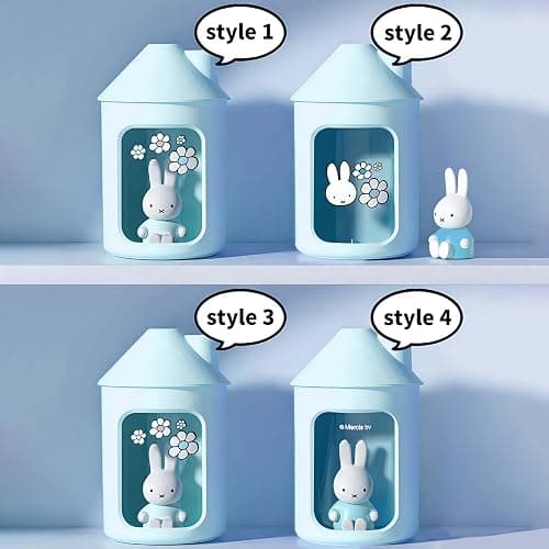 Mipow x miffy BTA700M Cool Mist Humidifier for Bedroom,Ultrasonic Quiet Humidifier with Night Light,450 ML Double Spray for Nursery,Office Indoor Plants (Blue), Gifts for Girls thumbnail 4