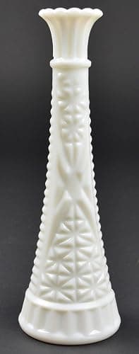Stars & Bars Milk Glass (5 7/8" Bud Vase) One Vase thumbnail 4