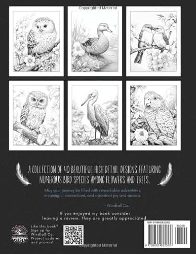 Feather and Bloom Coloring Book thumbnail 2
