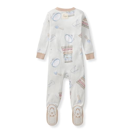 Burt's Bees Baby baby-boys Sleeper Pjs, 100% Organic Cotton, One-piece Footie, Zip Up Jumpsuit, Snug Fit Pajamas thumbnail 2