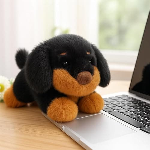 Mushymallow Adorable Plush Dachshund Dog Stuffed Animal Soft Plush Toy Cute Birthday Gifts for Boys Girls Kids Toddlers thumbnail 2