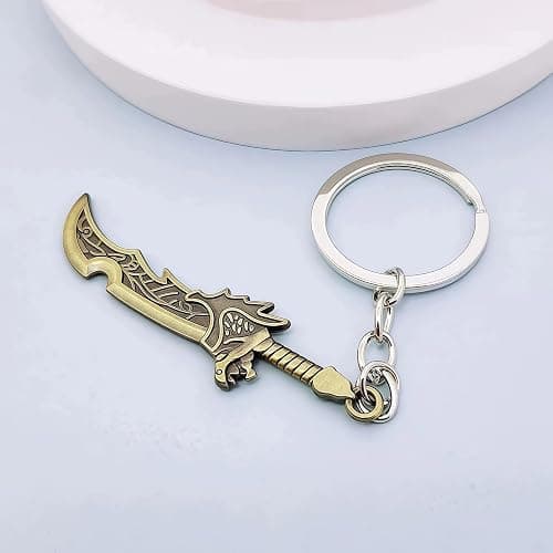 PYNASA 2Pcs Game Val Knife Keychains for Women Men,Game Weapon Val Knife Karambit Charms Keychains Cosplay Accessories Gifts thumbnail 6