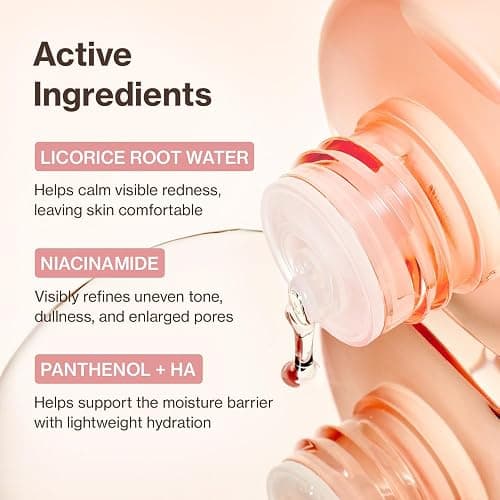 YUMU Licorice Relief Essence Toner for Sensitive Skin, Niacinamide, Panthenol, Fragrance-Free, Soothing & Hydrating (255ml / 8.62 fl. oz.) thumbnail 3