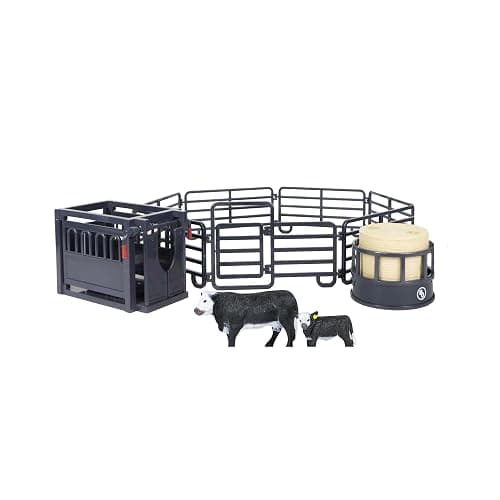 Big Country Toys 6666 Ranch Black Angus Ranch Set – Realistic Ranch Playset with Cattle, Accessories & Farm Fun - Image 1