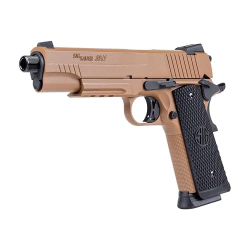 Sig Sauer 1911 Emperor Scorpion CO2-Powered 4.5mm Steel BB Caliber Semi-Auto Air Pistol with 17rd BB Mag - CO2 Cartridges Not Included thumbnail 4
