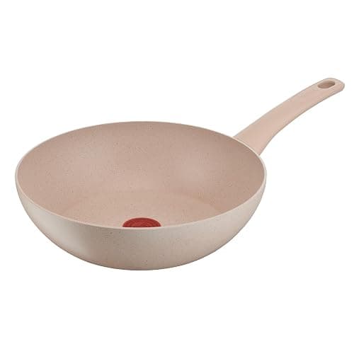 Tefal Delight Poêle wok 28 cm, Revêtement antiadhésif sûr, Indicateur de température, Corps aluminium 100% recyclé, Tous feux, Fabriqué en France G2931902 - Image 1