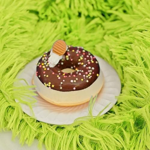 Plush Super Soft Blanket Bedding Sofa Cover Furry Fuzzy Fur Warm Throw Qulit Cozy Couch Blanket for Winter (51"x63",Yellow Green) thumbnail 7