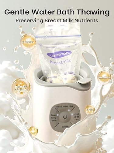 Bottle Warmer, Baby Bottle Warmer Fast Baby Food Heater&Thaw BPA-Free Milk Warmer with Accurate Temperature Control for Breastmilk or Formula for Bottles thumbnail 6