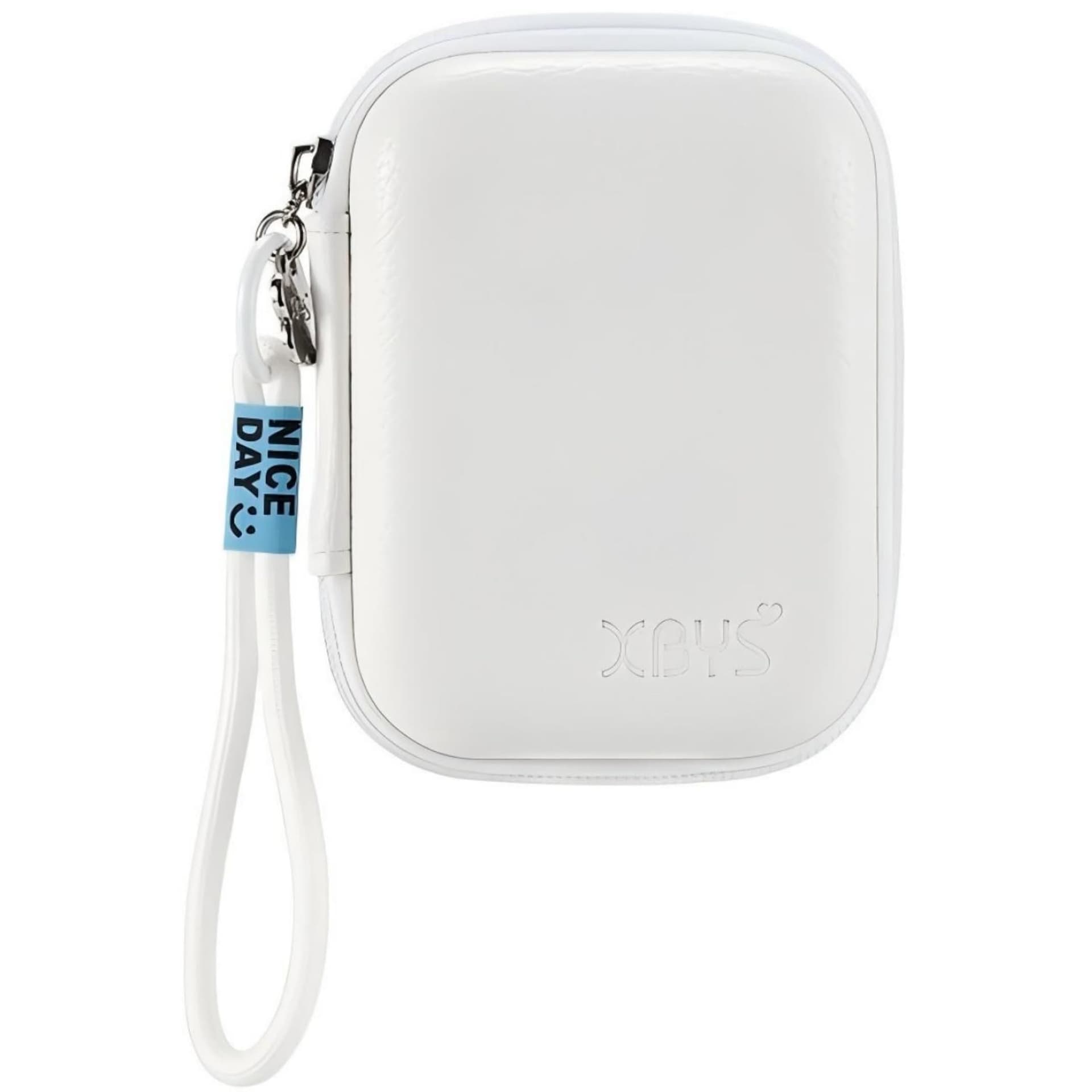 Digital Camera Case Compatible with CAMKORY/for Kodak PIXPRO/for Lecran/for VAHOIALD/for Canon IXUS 285 HS, Small Travel Cameras Storage Holder for Accessories SD Card (White) - Image 1