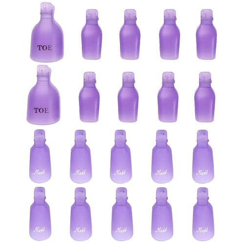 620 Pcs Non Lint Nail Wipes Cotton Pads and 20 Pcs Reusable Nail Soak Off Clips Plastic Nail Soaking Clips Toenail and Finger Gel Nail Polish Remover Wrap Tool thumbnail 8