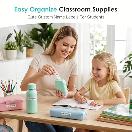 Phomemo Label Maker, D30 Portable Bluetooth Label Maker Machine with Tape, Small Mini Label Printer, Multiple Templates Fonts Icon Labeler for Home, School, Office thumbnail 3