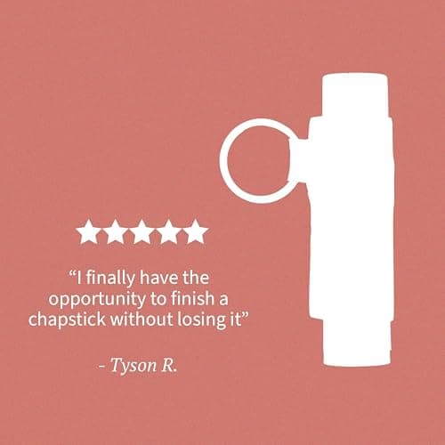 Thread Wallets Elastic Lip Balm and Gloss Holder Keychain thumbnail 5