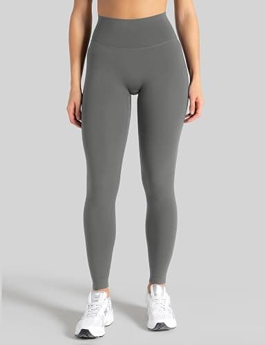 Unthewe High Waisted Naked Feeling Workout Leggings - Buttery Soft No Front Seam Yoga Pants thumbnail 2