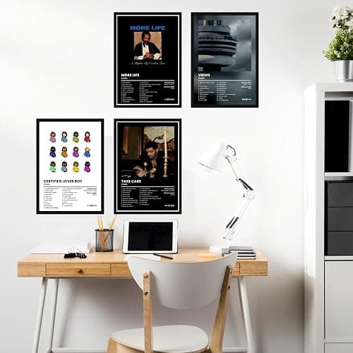 SAW Drake Music Album Art Wall Posters 8x12 inch (A4 Size) Wall Decor Posters Wall Art For Bedroom, Living room, Office, Pack of 6 thumbnail 6