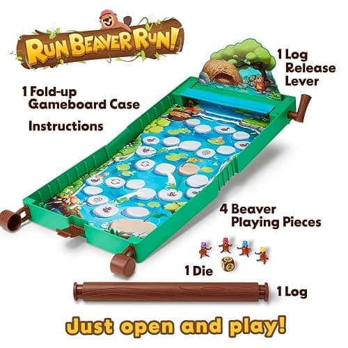 Run Beaver Run Family Board Game for Kids Ages 5+ thumbnail 3