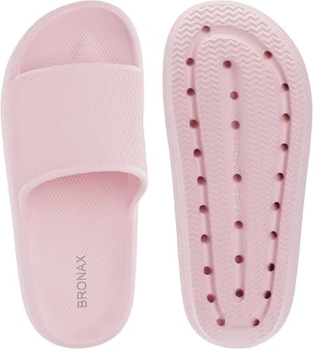 BRONAX Pillow Slippers for Women and Men | House Slides Shower Sandals | Cushioned Thick Sole thumbnail 7