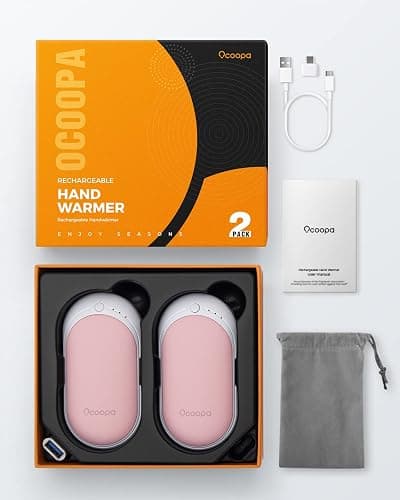 OCOOPA HotPal Rechargeable Hand Warmer, Electric Handwarmer,Portable Pocket Heater, Heat Therapy Great for Raynauds, Hunting, Golf, Camping, Women Mens Gifts thumbnail 9
