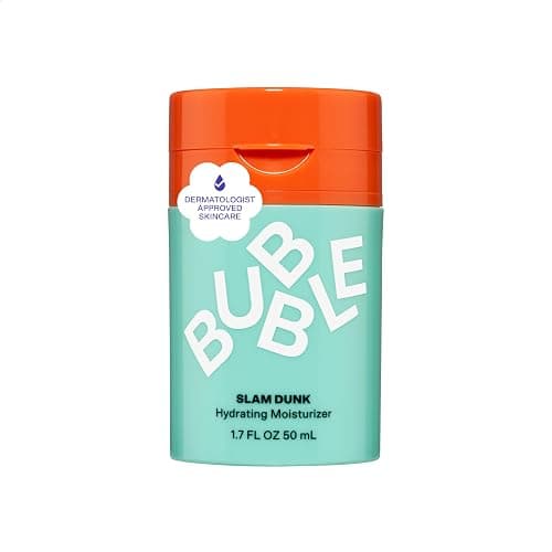 Bubble Skincare Slam Dunk Hydrating Face Moisturizer - Lightweight Face Lotion With Vitamin E + Aloe Vera - Daily Facial Moisturizer for Normal + Dry Skin - Skin Care with Blue Light Protection (50ml) - Image 1