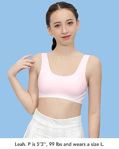 SALIA GIRL Training Bras for Girls 10-16 Sports Seamless Bra with Removable Padding Bras thumbnail 2